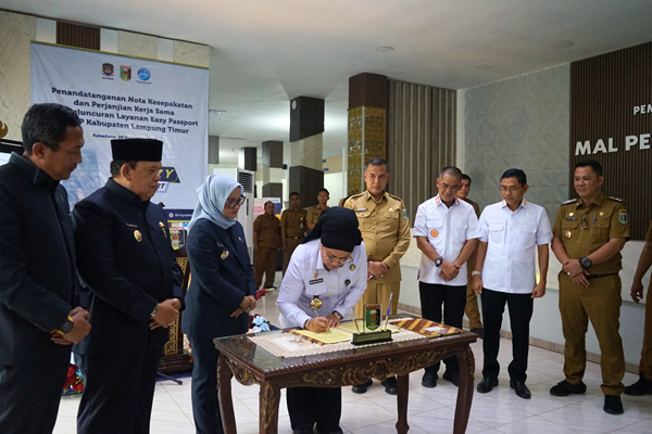Lebih Dekat dan Terintegrasi, Layanan Eazy Passport Resmi Diluncurkan di Mal Pelayanan Publik Lampung Timur